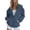 AA-Blue, variant on QATAINLAV Hoodies for Women Casual Button Open Front Sweatshirt Cardigans Solid Casual Long Sleeve Hooded Jackets Fall Outwear, Blue, XL
