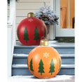 thumbnail image 4 of serony 24 Inch Christmas Inflatables Balls Outdoor Decorations Christmas Blow Up Yard Decorations Inflatable Ornament for Garden Yard Orange, 4 of 9