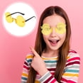 thumbnail image 4 of CSChome Children Sunglasses Children Sunglasses Duckling Shape Translucent UV Block Sunlight Eye Protection Photo Prop Girls Vacation Summer Beach, 4 of 7