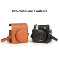 thumbnail image 3 of Sac pour Appareil Photo Instantané Portable Étui pour Appareil Photo Style Rétro Étui de Transport en Cuir PU de Remplacement pour Fujifilm Fuji Instax Mini 99 avec Bandoulière Ajustable, 3 of 8