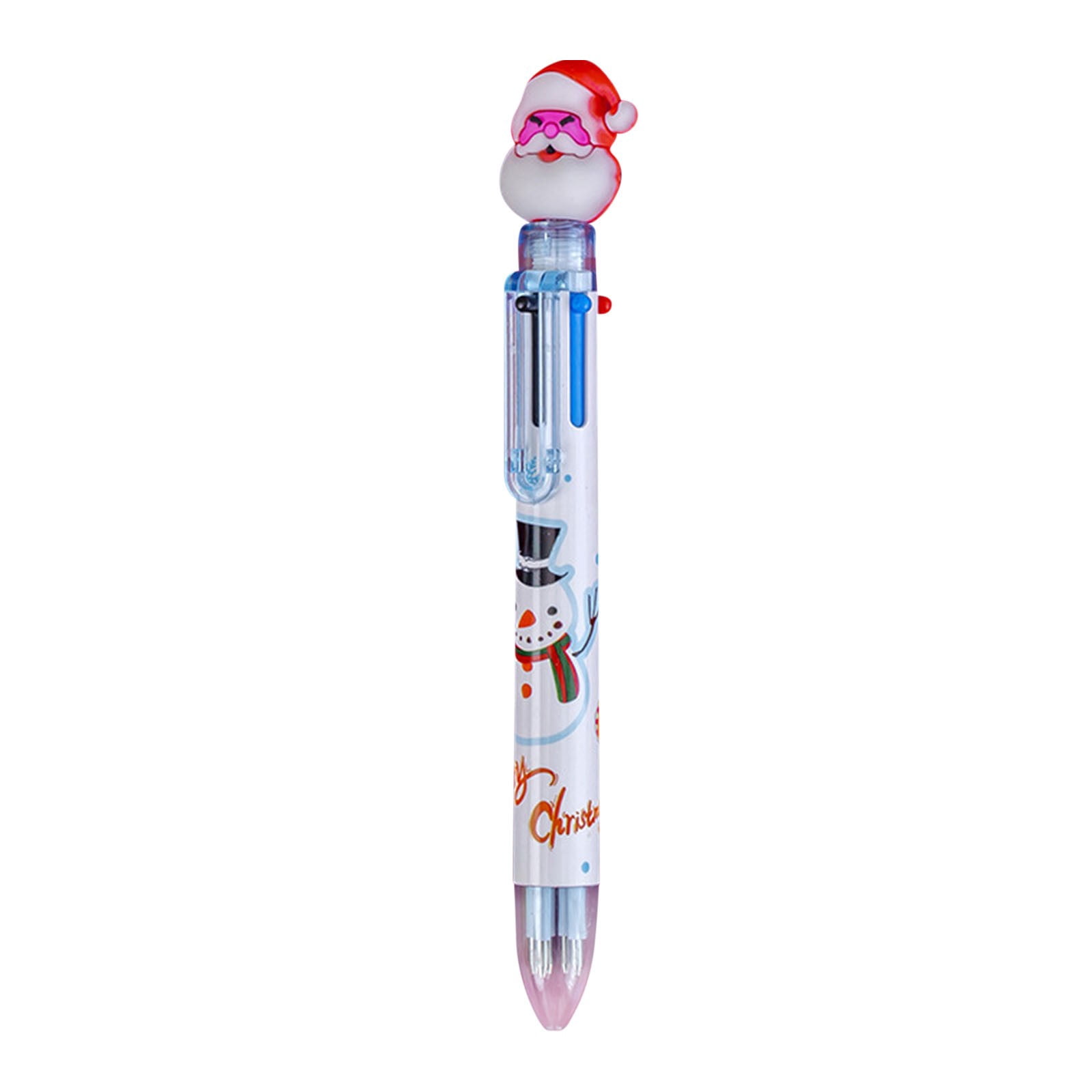 RYRDWP Stylo-Bille de Noël à 6 Couleurs à Pression Marqueur Multifonction Couleur 2 ml