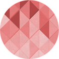 thumbnail image 1 of Ahgly Company Tapis Rond Lavable en Machine Intérieur Transitionnel Rose Pastel, 6 Pieds Rond, 1 of 7
