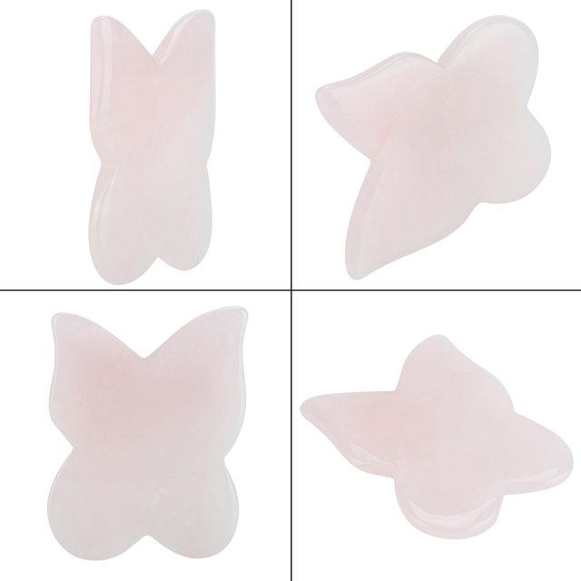 LAFGUR Scrapping Plate, Quartz Crystal Massage Plate, Massage Tool, Acupoint Massage For For Face Massage