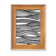 thumbnail image 1 of Woodcut Painting Line Wave Texture Desktop Wooden Photo Frame Display Picture Art Painting Multiple Sets, 1 of 3