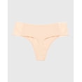 thumbnail image 5 of Cheeky Thong Panty with Logo in Cameo Rose, 5 of 5