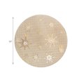thumbnail image 4 of Pvc Round Cut Out Snowflake Placemat (Gold) - Set of 12, 4 of 4