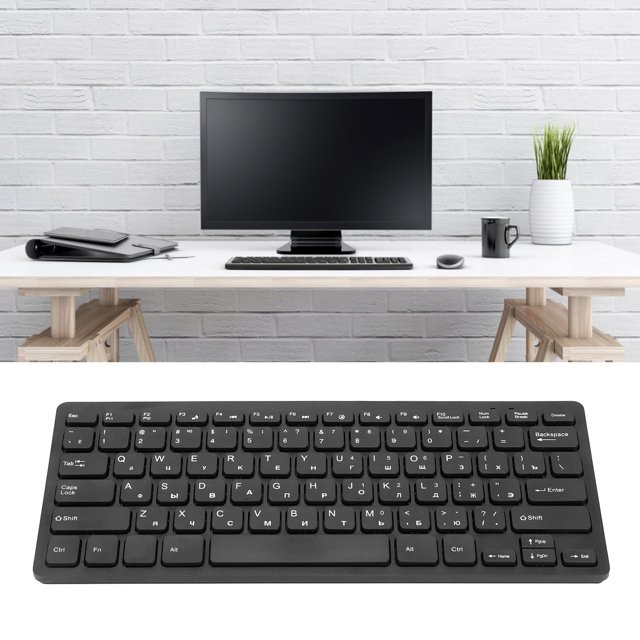 Computer Keyboards Ergonomic Design UltraThin Mechanical Keyboard 78 Keys for PCs Laptops