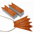 thumbnail image 3 of Inkdotpot Pack Of 100 Real Silver Foil Paper Tags Made With Love Text Favor Hang Tags, 3 of 6