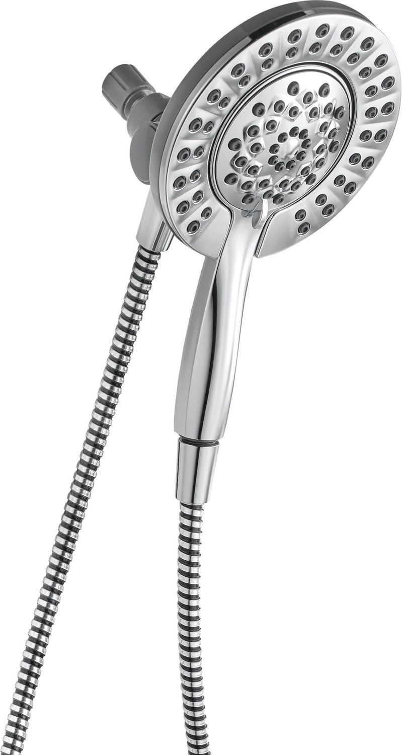 Peerless 4-Setting 2-in-1 Shower Head and Hand Shower Combo in Chrome