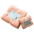 thumbnail image 1 of Cotton 2 In 1 Bath Towel And Face Towel Soft-Bath Towels Set OF, 1 of 2