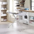 thumbnail image 2 of Costway Compact & Portable Ironing Board with Iron Rest Removable Cover Sturdy Metal Frame Gray, 2 of 9