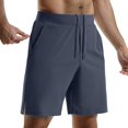 thumbnail image 1 of Men's 7 Inch Stretch Work Shorts - 4 Pockets Lightweight Polyester/Spandex - Casual/Beach - Zipper Fly, S-XXXL, 1 of 4