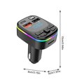 thumbnail image 1 of 5.0 Car Bluetooths FM Transmitter Wireless LED Display Auto MP3 Player Dual USB Ports Phone Charger For Car Radio Music Adapter, 1 of 1