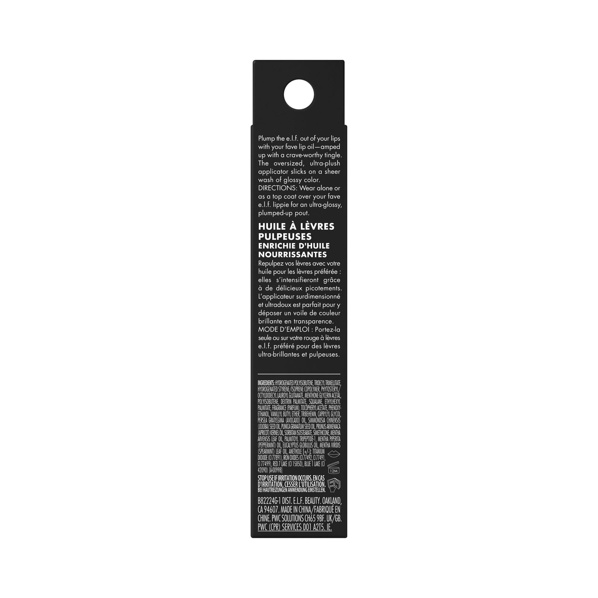 e.l.f. Cosmetics Glow Reviver Huile Repulpante pour les Lèvres, Major Mauve