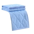 thumbnail image 2 of Dvkptbk Airconditioned Quilt Skin-Friendly Plain Printed Washed Cotton Summer Quilt Ventilation Quilt Bedding, 2 of 8