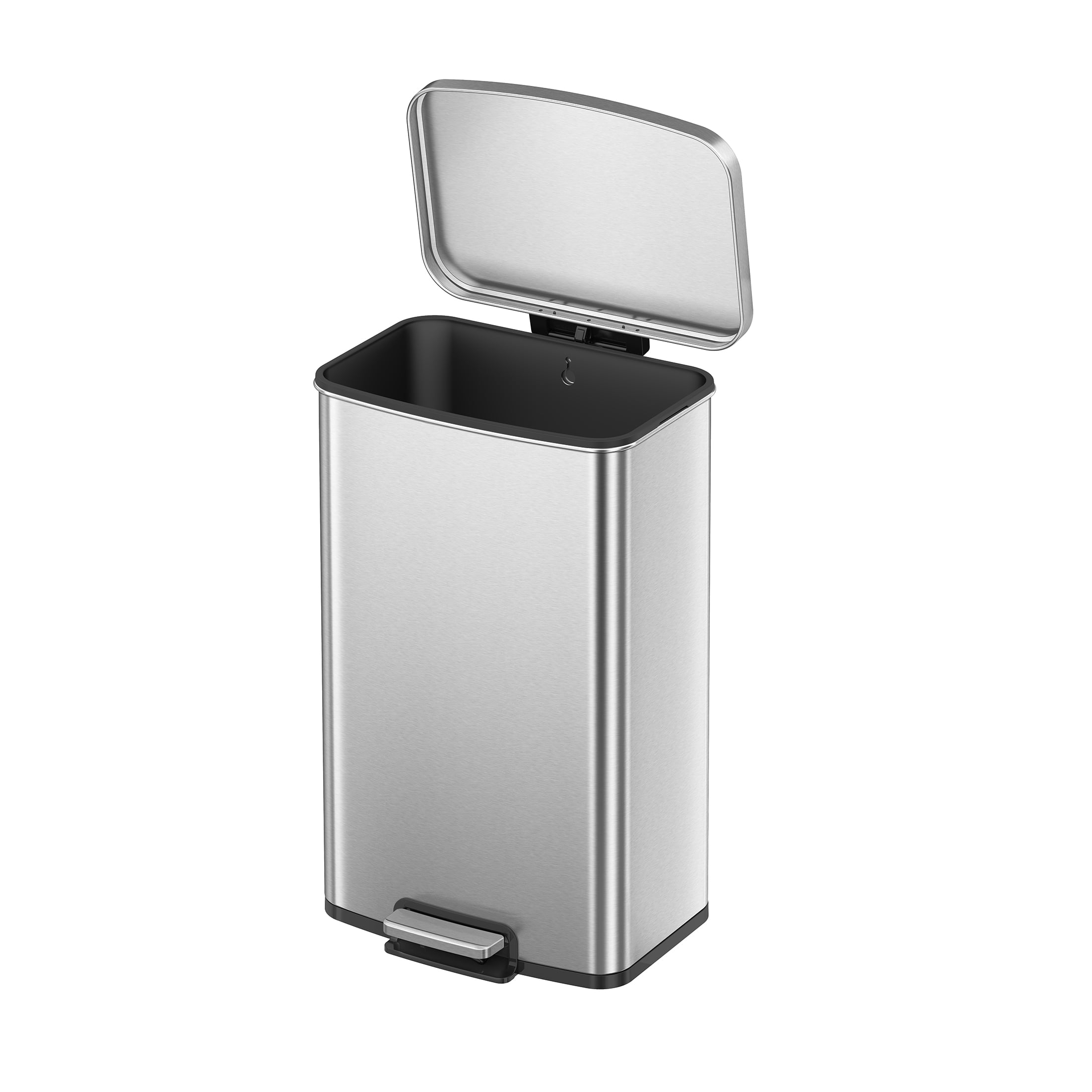 Poubelle de cuisine Better Homes & Gardens, 50 litres, acier inoxydable, à pédale