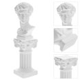 thumbnail image 2 of SHISUYAN 1 Set Roman Column David Statue Greek Daivid Statue Resin Sculpture Home Decoration, 2 of 8