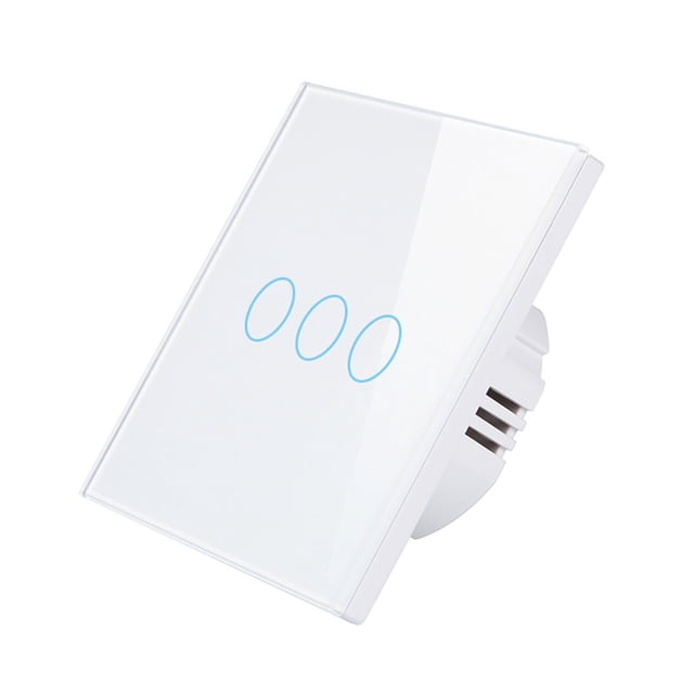 Wi-Fi Smart Switch Light Switch Voice Control, Remote Control, RF433, Touch Control Compatible with Alexa Google Home Schedule, Timer, Countdown No Neutral & Hub Required