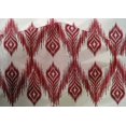 thumbnail image 4 of oneOone Cotton Silk Fabric Chevron Ikat Printed Fabric 1 Yard 42 Inch Wide, 4 of 4