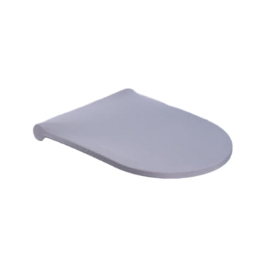 Housse de Couvercle de Toilette Grise Extensible Lavable Douce Protège-Toilette Housse Convient à Toutes les Toilettes Couvercle Élastique Confortable 17X22.8 Pouces 0.088 Lb