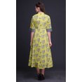 thumbnail image 3 of Bimba Robe Longue Décontractée à Imprimé Floral pour Femme, Col en V, Sans Manches, Fente avant, X-Grand, 3 of 5