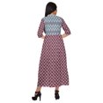thumbnail image 4 of Moomaya Kurta Imprimée Tenue d'Été Kurti pour Dames Tunique à Fente avant Hauts pour Femmes, 4 of 5
