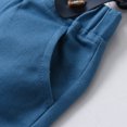 thumbnail image 5 of B91xZ Ensemble 2 Pcs pour Garçons Chemise à Manches Courtes Imprimée et Shorts 2 Pcs, Marine 4-5 Ans, 5 of 5