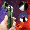 thumbnail image 1 of Multi-Functional Magnetic Flashlight with Fire Starter Rechargeable LED Light - Type-C Charging 3000mAh Battery Bright 500Lm for Outdoor BBQ Use, 1 of 3