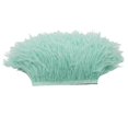 thumbnail image 4 of tredstone 1 Yard Dyed Ostrich Feather Fringe Trim Ribbon Embellishment Mint green, 4 of 8