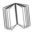 thumbnail image 3 of Wweixi Menu Holder Restaurant Menu Covers Designed To Menus Clean And Easily Accessible At Coffee Shops Made Of PVC Etc 10 Page 20 View 320x230mm, 3 of 6