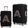 thumbnail image 4 of 2022 Luggage Case Protective Cover Text 26 Letter Pattern Travel Elastic Duffle Luggage Dust Cover for 18-28 Inch Suitcase 8text S L, 4 of 6