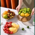 thumbnail image 3 of Ynlkorvg Tableware Fruit Plate Salad Plate Modern Fruit Dishes For Countertops Home Table Centerpiece Decoration Green, 3 of 6