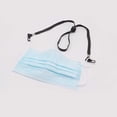 thumbnail image 4 of [10PCS] Adjustable Length Face Mask Lanyard, Mask Neck Strap Holder, Masks Elastic Chain Buckle, Mask Lanyard Clips, Lanyards for Face Masks,Sanitary Masks Strap Extenders(Black), 4 of 5