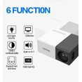 thumbnail image 4 of Qocolhg Movie Portable Projector Low Noise Video Projector 1080p TV Projector Mini Projector Wired Same Screen 200 Inch Large Projection Screen Home Projector Smart Projector Tech Gadgets Mini TV, 4 of 9