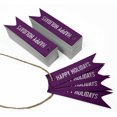 thumbnail image 3 of Inkdotpot Pack Of 50 Real Silver Foil Paper Tags Happy Holiday Favor Hang Tags, 3 of 6