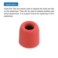 thumbnail image 5 of Unique Bargains Replacement Foam Ear Tips Earbuds Bud 5.1-6mm Small Size Earbuds Tips for Earphones Red 8 Pcs, 5 of 5