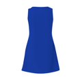 thumbnail image 4 of Mohiass Robe d'Été Sans Manches à Col en V pour Femmes Couleur Unie Plage 2024 Robe Bohème Décontractée Bleu Royal m, 4 of 7