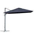 thumbnail image 1 of Costway Parasol Déporté de Patio 10 X 10 Pi en Aluminium, Rotation 360°, Inclinaison, Bleu Marine, 1 of 10