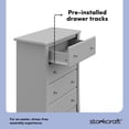 thumbnail image 4 of Storkcraft Crescent 4-Drawer Dresser, 4 of 13