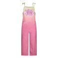 thumbnail image 4 of PMUYBHF Salopette en Denim du 4 Juillet pour Femmes Grande Taille Femme Saint-Valentin Imprimée Rétro Décontractée Simple Combinaison à Bretelles Pantalon, 4 of 4
