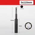 thumbnail image 1 of 110mm Deepen Socket Wrenches Hexagon Nut Driver Drill Bit H8-H14 Sleeve Adapter, 1 of 7