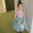 thumbnail image 2 of Vêtements pour Enfants Robe Débardeur Été 2023 pour Filles Robe Princesse à Manches Courtes à la Mode pour Enfants, 2 of 5