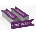thumbnail image 2 of Inkdotpot Pack Of 50 Real Silver Foil Paper Tags Happy Holiday Favor Hang Tags, 2 of 6