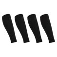 thumbnail image 1 of Unique Bargains 2 Paires Manchon de Compression Sans Pied Manchon de Compression pour Femmes Nylon m Noir, 1 of 7