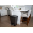 thumbnail image 2 of Mistral 50L iCan Step on Garbage Can brown, 2 of 6