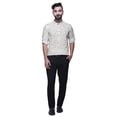 thumbnail image 2 of BESTMAN Kurta-Shirt Court pour Homme, Inde, Imprimé, Manches Longues Retroussables, 2 of 6