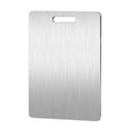 thumbnail image 2 of Hot Picks, Stainless Steel Chopping Board, Food-Grade 304, Dishwasher Safe, Hangable, for Kitchen Prep, Multi-Purpose Cutting Surface, Kitchen Essential, Hygienic Surface Hzhnb Popular Picks, 2 of 8