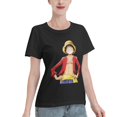thumbnail image 2 of T-Shirt Basique à Manches Courtes pour Femmes une Pièce Luffy, 2 of 6