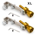 thumbnail image 2 of Baohd 2 Valves Anti-Bruit Sifflet Roue de Ver Superchargeur Embout Sonore Voiture Argentsifflet Bas Accessoires de Simulateur de Roue Doré TG, 2 of 6