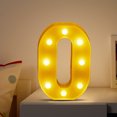 thumbnail image 5 of TopLLC Christmas Decor LED Letter Lights Sign Light Up For Home Party Wedding Decoration Light Up Letters Alphabet Letter Sign Battery Powered For Christmas Birthday Party Decoration warning light, 5 of 5